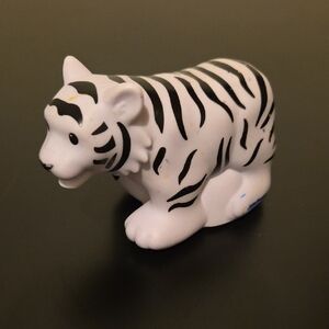 Little People Zoo Talker White and Black Tiger Animal Figure